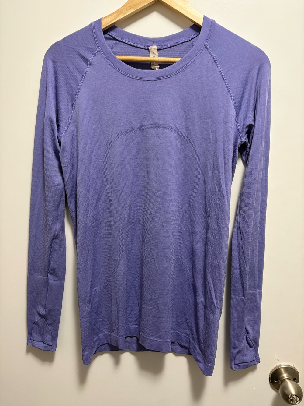 Lululemon Swiftly Tech Long-Sleeve Shirt 2.0 in Dark Lavender Women’s Size 8